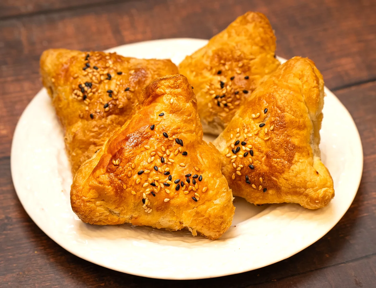 Samsa — tandoor-baked halal pastry at Dolan's Uyghur Cuisine